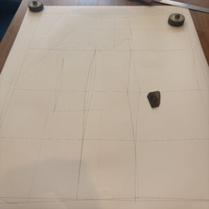 ゲージ服の製図